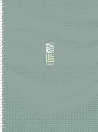 Тетрадь А4 7БЦ 160л кл. гребень Hatber "Special Spring" глянц.лам., многоур.перф.