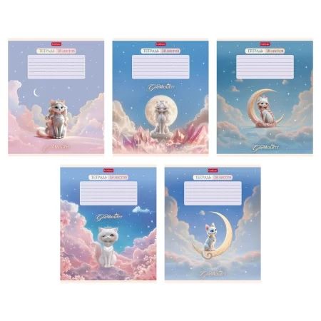 Тетрадь А5 18л кл. Hatber "GlaMourr" 5 диз.в блоке