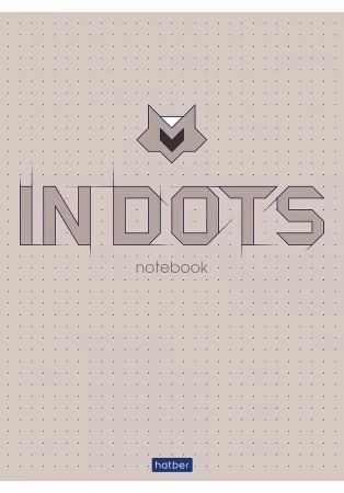 Тетрадь А5 48л В ТОЧКУ Hatber "In dots" мат.лам.