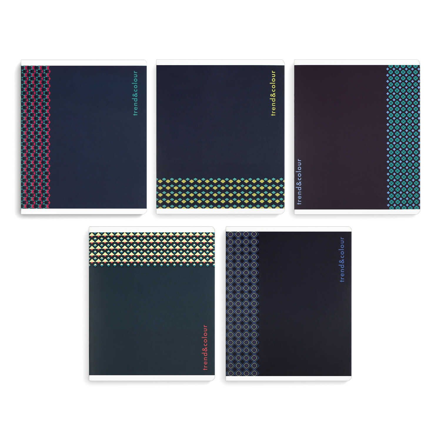 Тетрадь А5  96л кл. Феникс+ "Стиль" мат.лам.