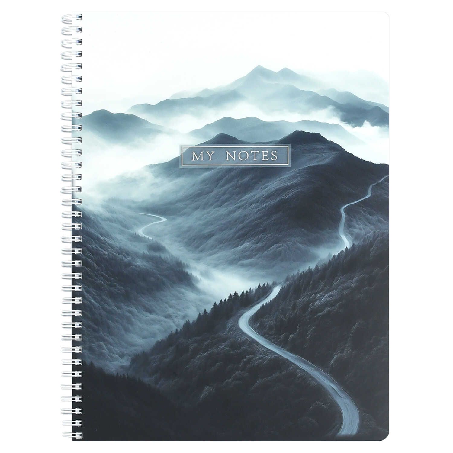 Тетрадь А4  96л кл. гребень Феникс+ "Дорога в горы" мат.лам.