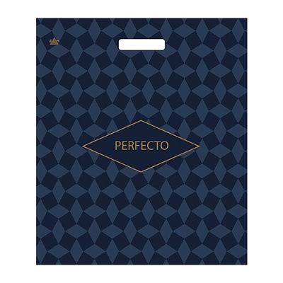 Пакет 42*48см (90мк) с вырубной ручкой "Перфекто Калейдоскоп" ПВД