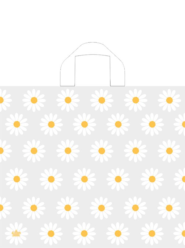 Пакет 34*40см (70мк) с петлевой ручкой "Летняя нотка" ПВД