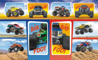 Наклейки детские 15*9см  "Бигфуты"