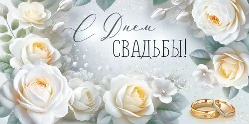 Конверт для денег "С Днем свадьбы!"