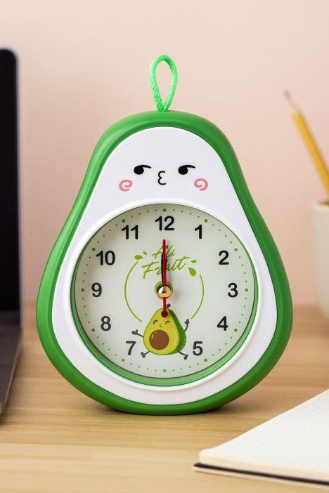 Часы-будильник "Avocado", green