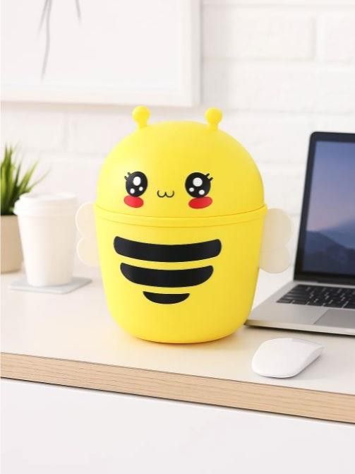 Корзина для мусора настольная 20*19*15см "Пчелка"