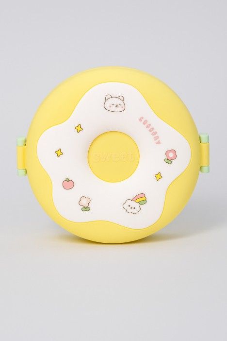 Ланчбокс 1000 мл  "Пончик" желтый