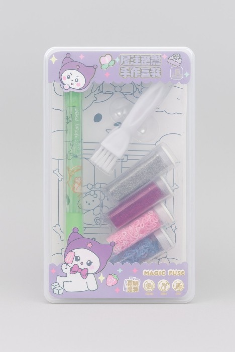 Клеевая ручка с блестками 4 цвета "Magic Lulu", green