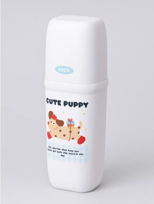 Контейнер для зубных щеток/кистей 7*20см "Милая клеточка" голубой