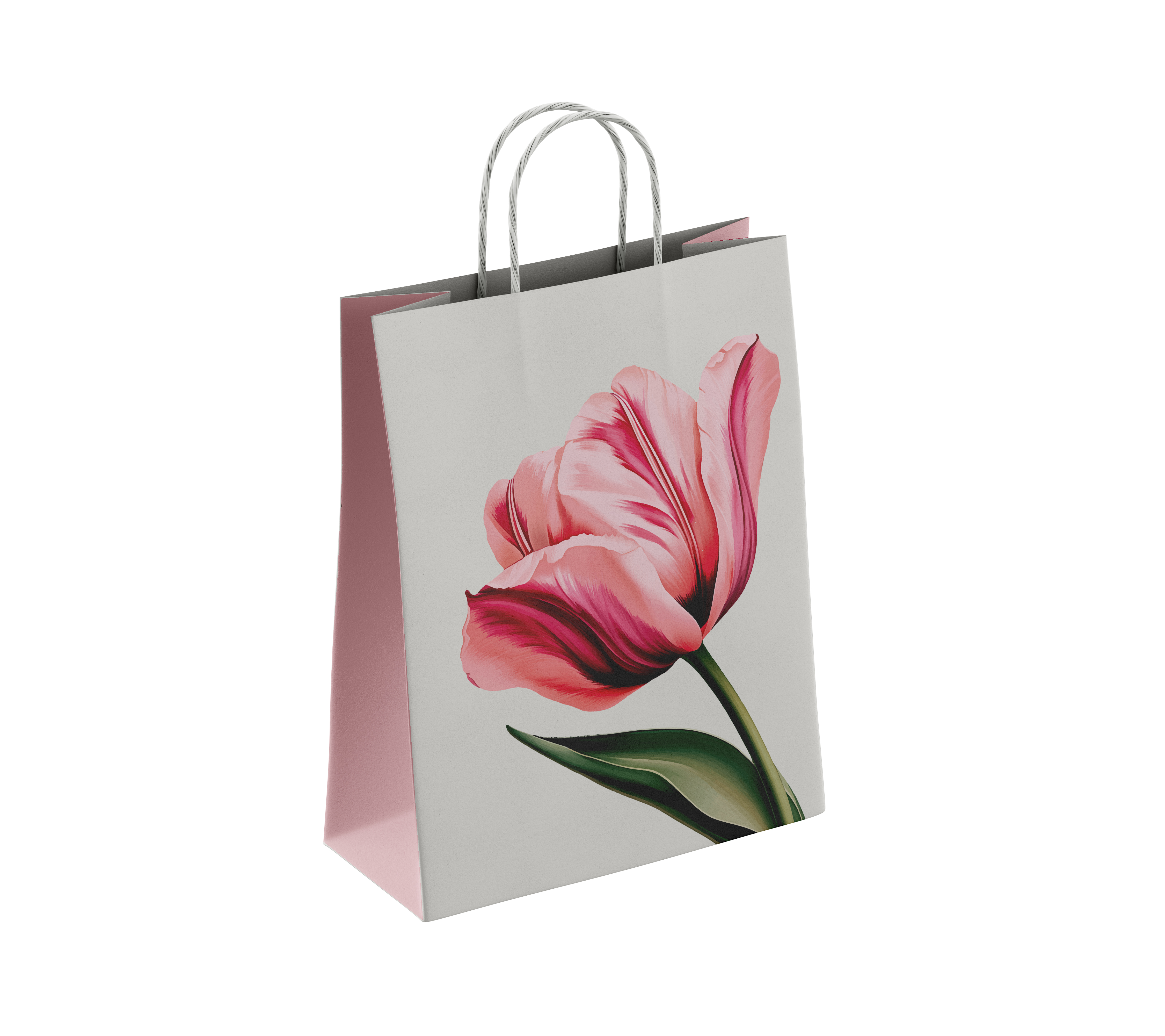 Пакет подар. бумажн. 35*26*15 см, 80 гр/м2  Пан, крученые ручки