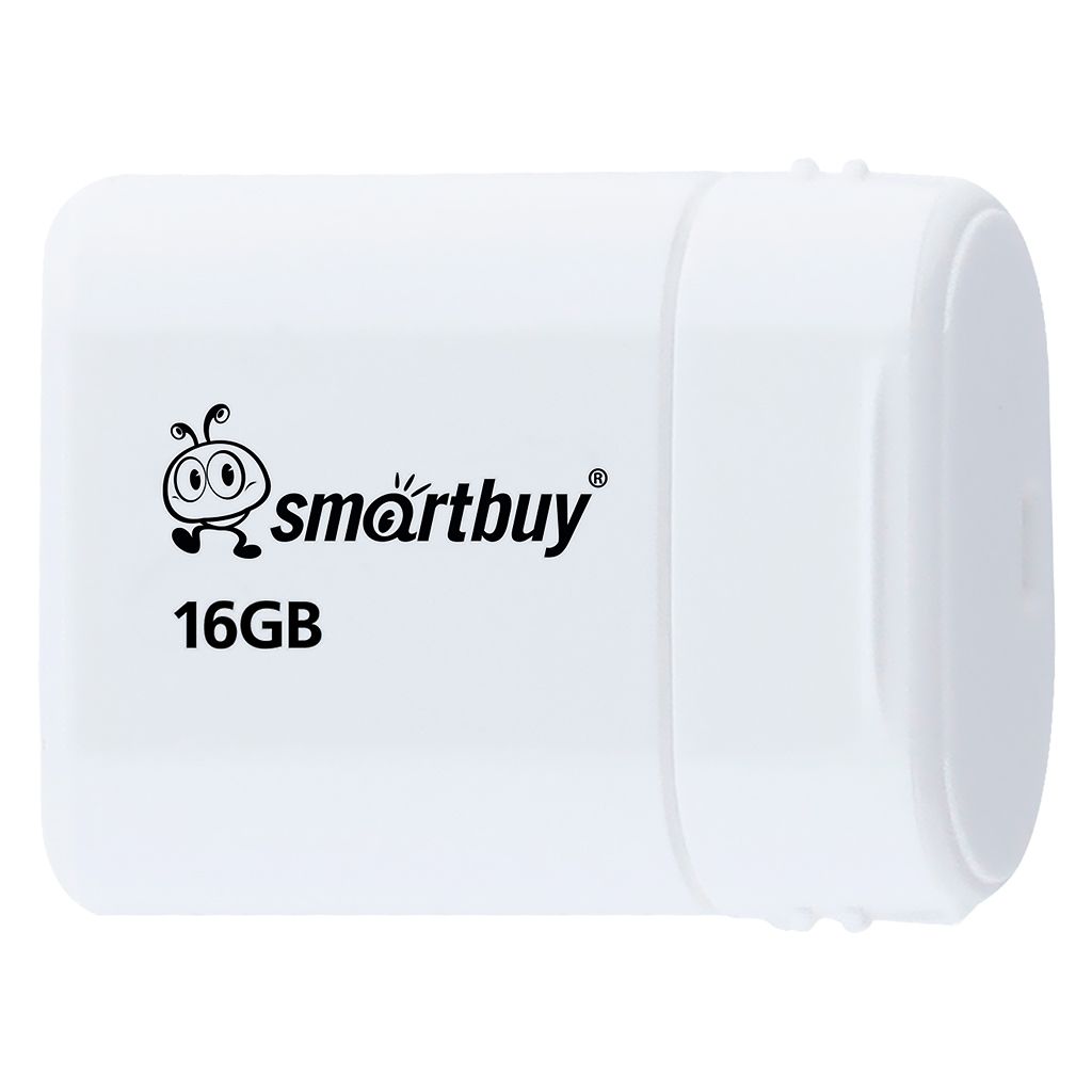 Флеш-драйв  16 GB USB 2.0 Smartbuy LARA White