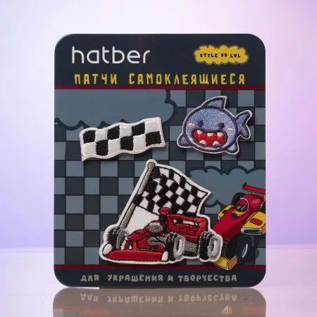 Набор декоративных самоклеящихся наклеек-патчей "В мире приключений"