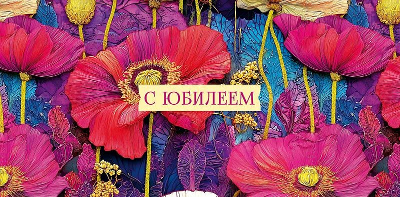 Конверт для денег "С Юбилеем"