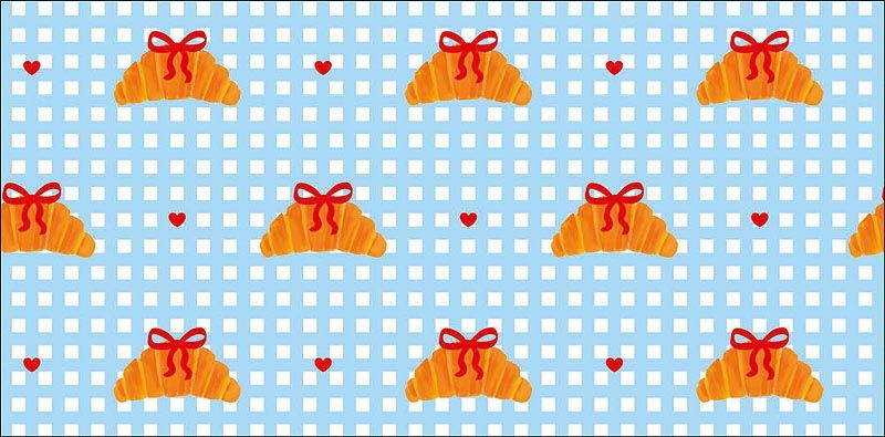 Конверт для денег "Круассаны"