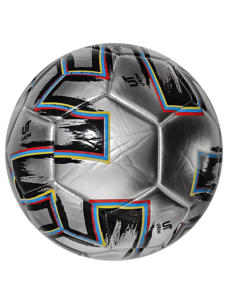 Мяч спортивный футбольный размер 5, диам. 21см, 350гр,  НЕ НАДУТЫЙ