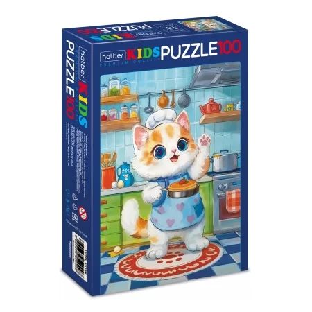 Пазлы  100 элементов  165*230мм. "Kids. Пушистый поваренок" Premium