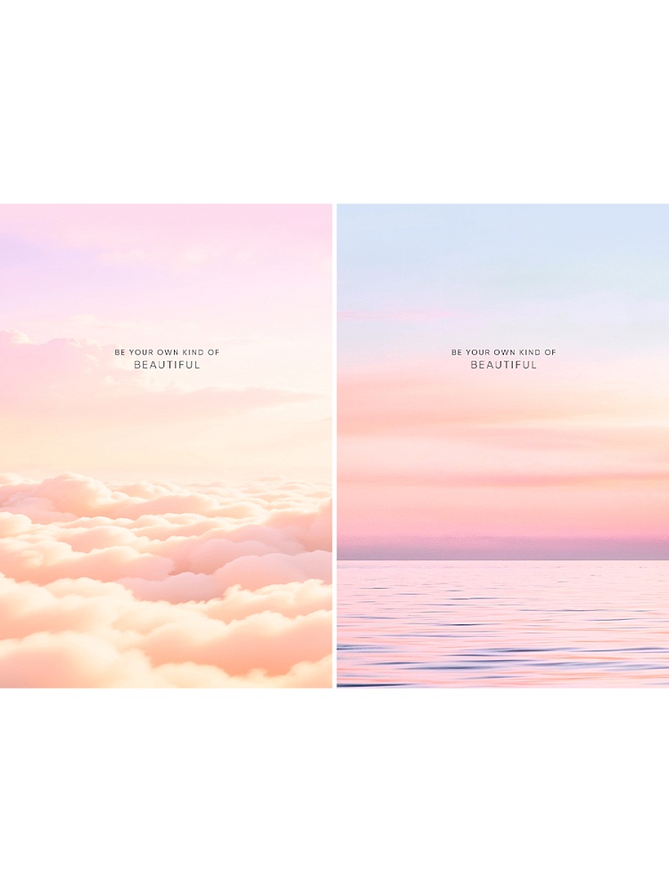 Блокнот А7  48л клеевой кор. "Природа в нежных тонах - 2" клетка