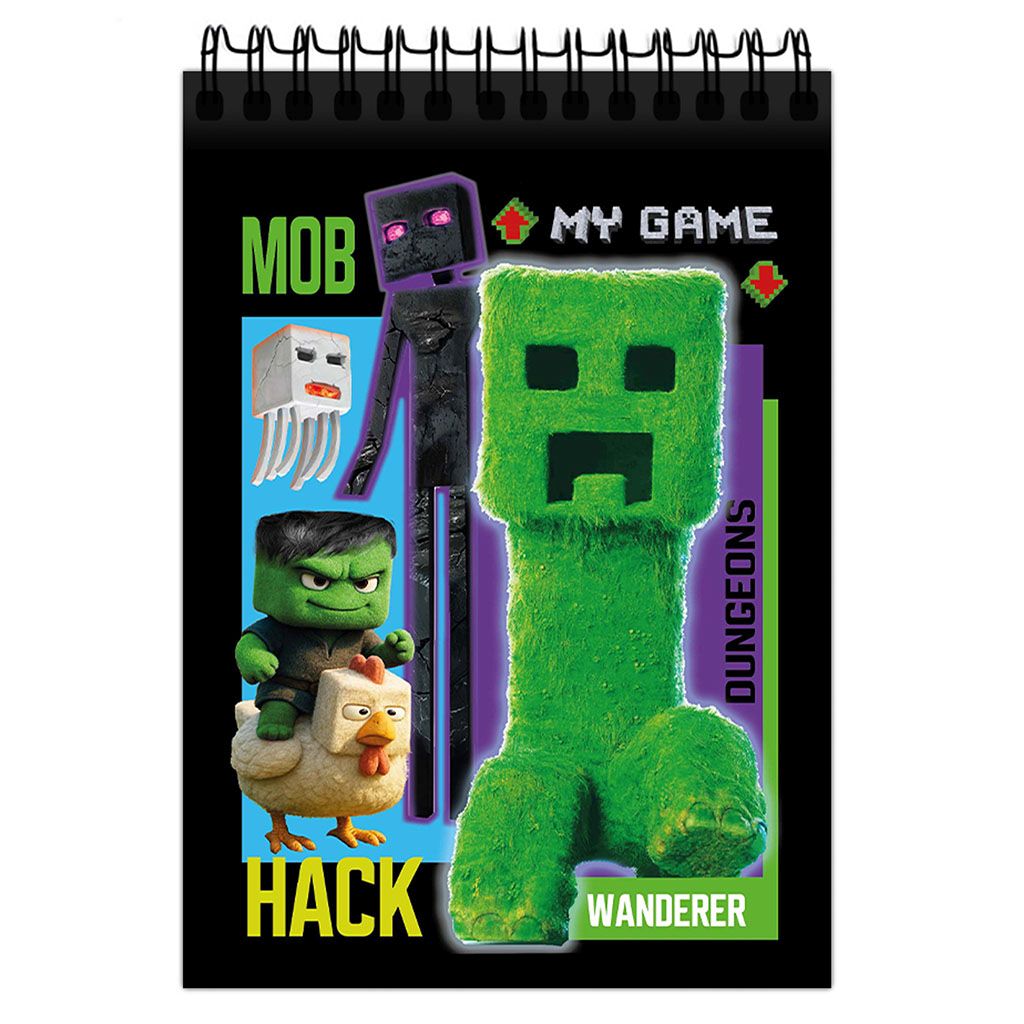 Блокнот А5  60л гребень "My Game" кл.