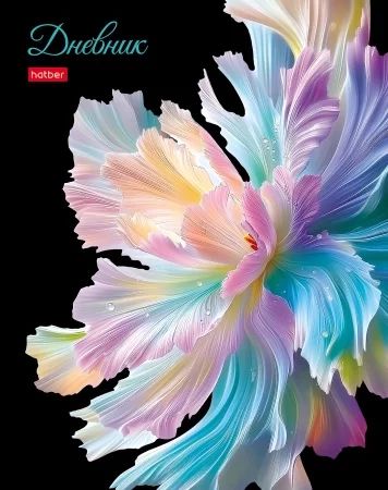 Дневник универсальн. обл. 7БЦ "Хрупкие лепестки" софт-тач, фольга, 40л.