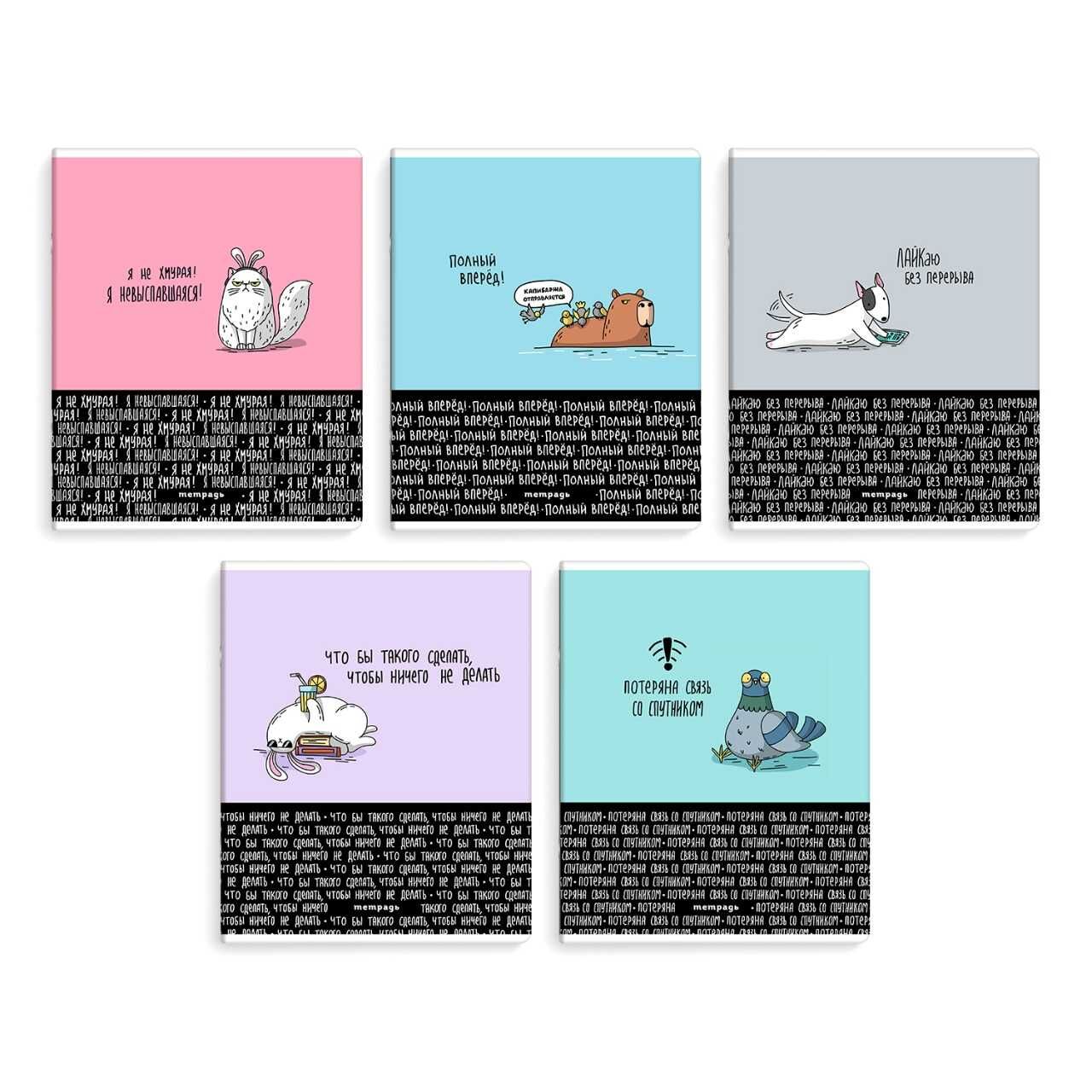 Тетрадь А5 48л кл. Феникс+ "Городские истории" выб.твин-лак