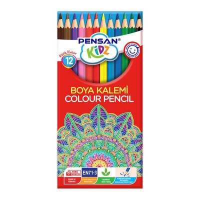 Карандаши цвет. 12цв Pensan KIDZ  шестигранные