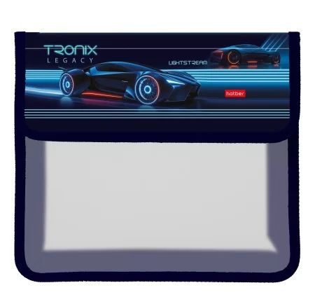 Папка д/тетрад. А5 (240*205*40) 1отд. на липучке, пластик "TRONIX"