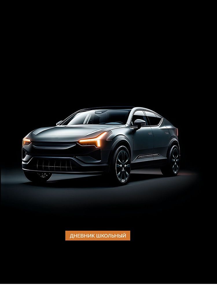 Дневник нач. шк. обл. 7БЦ "Чёрный автомобиль - 15" выб.лак., 48л.