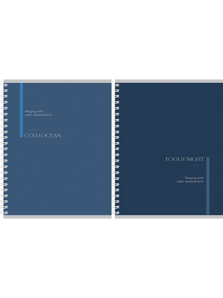 Тетрадь А5  96л кл. гребень Проф-Пресс "Дизайн в синих тонах - 1"