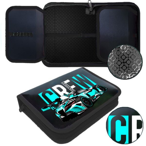 Пенал 1 отд. с 2-мя откид.пл. (200*140*40) молния, ПВХ " Урбан авто"