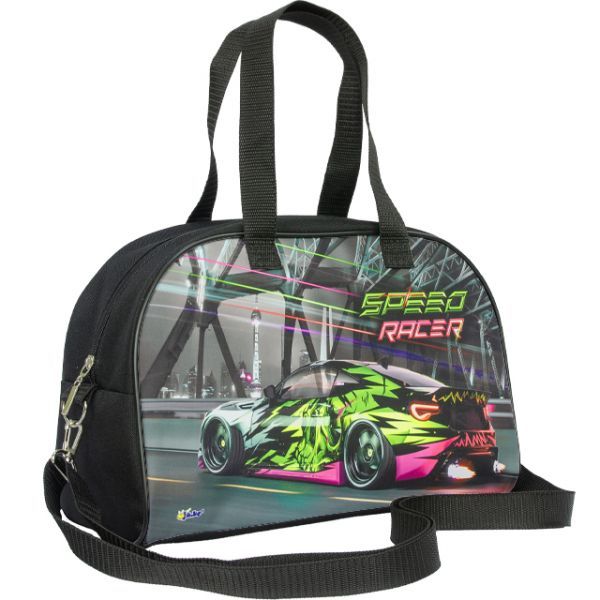 Сумка для внешкольных занятий 35*23*14,5см Оникс "Speed racer" регулируемый съемный ремень