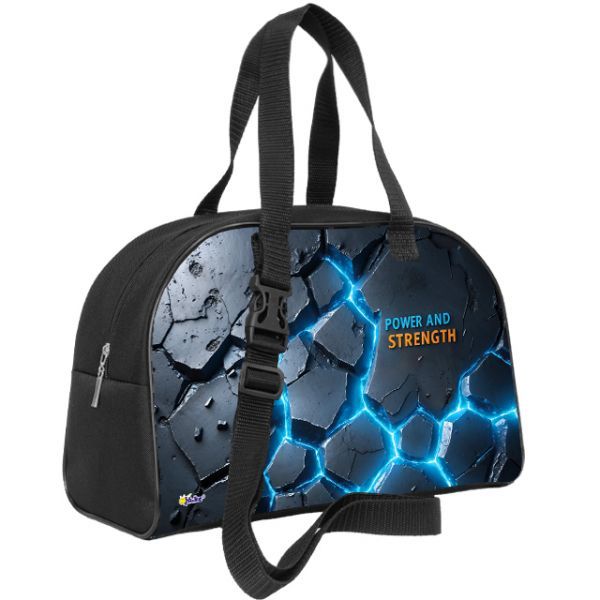 Сумка для внешкольных занятий 35*23*14,5см Оникс "Неоновый разлом" карман, регулируемый съемный реме