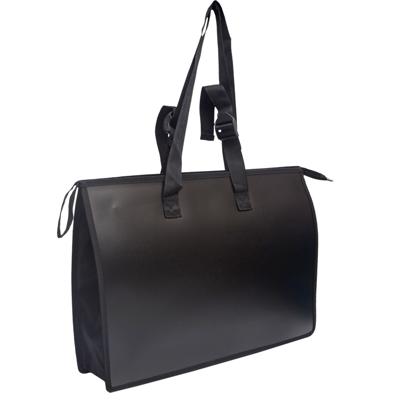 Папка А3 (467*338*100) с ручками, молния, пластик Plain