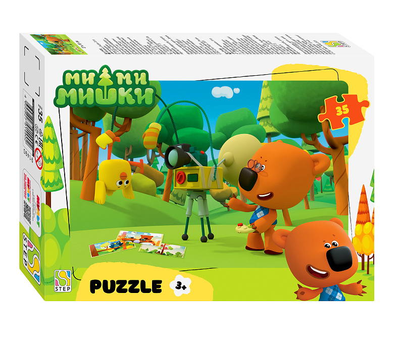 Пазлы   35 элементов  330*230мм.  "Ми-ми-мишки" (0+ Медиа)