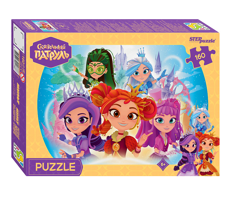 Пазлы  160 элементов  345*240мм  "Сказочный патруль" (0+ Медиа)