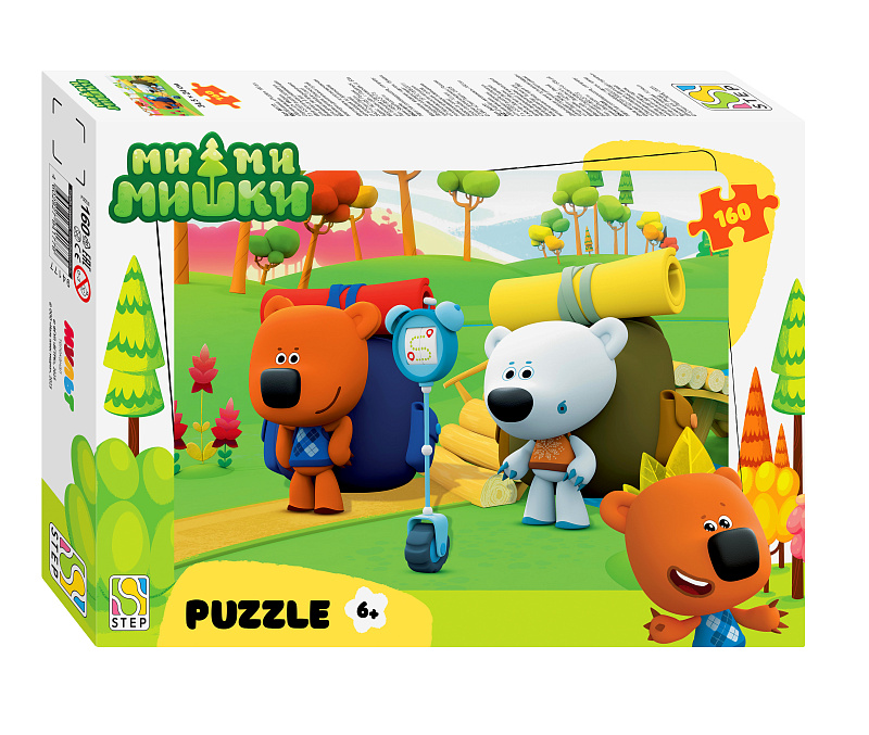 Пазлы  160 элементов  345*240мм  "Ми-ми-мишки" (0+ Медиа)