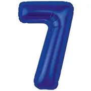 Шар фольга 40" "Цифра 7" Полуночно-синий