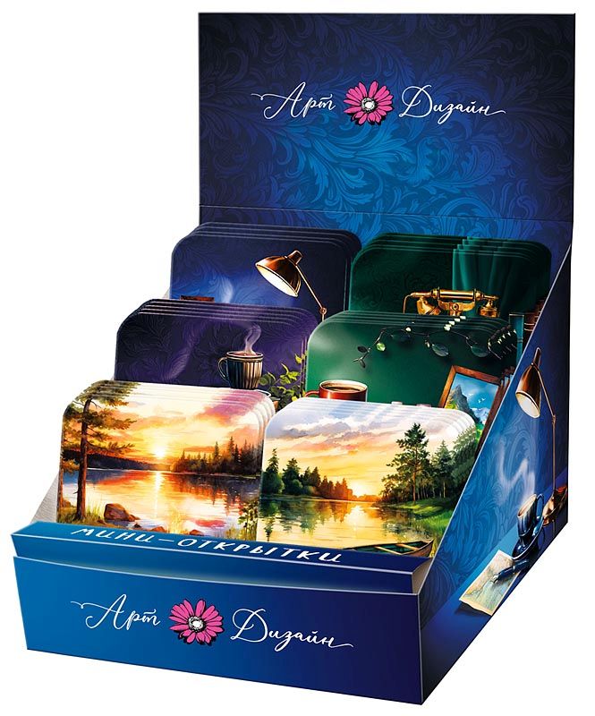 Набор открыток 7*10см "Ассорти.Природа"