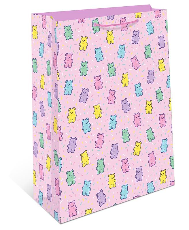 Пакет подар. бумажн. 26*32*12 см 150гр/м "Мишки"