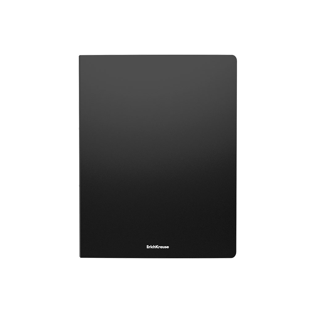 Папка файловая пластиковая ErichKrause® Classic, c 40 карманами, A4, черный (в пакете по 4 шт.)