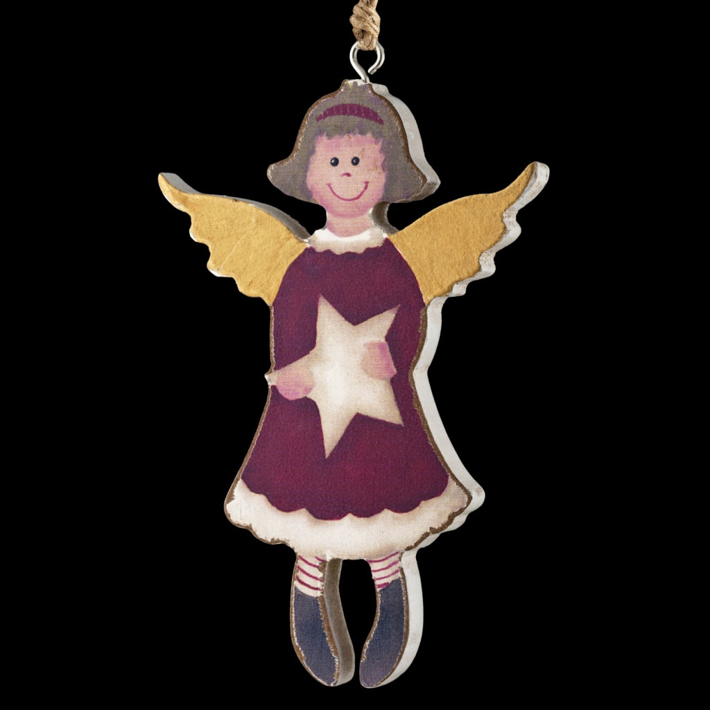 Украшение ErichKrause Decor Ангелок 11см, дерево