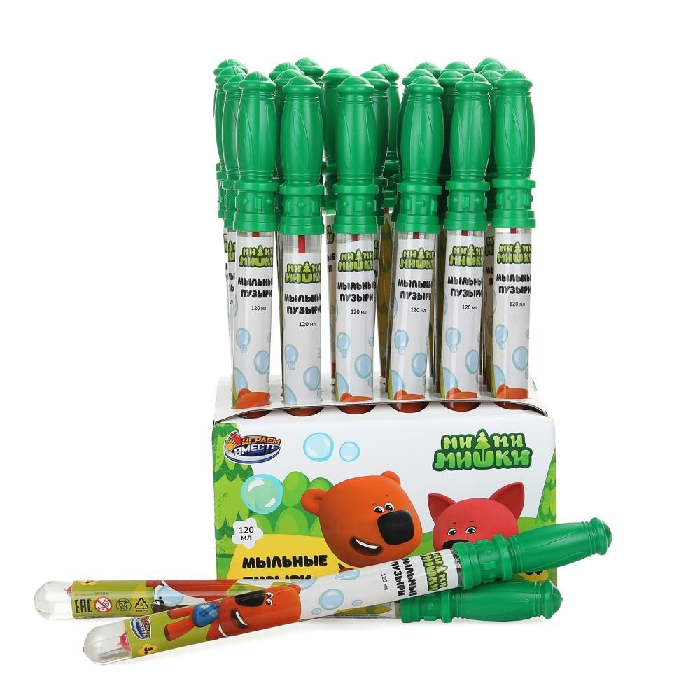 Мыльные пузыри 120см "Ми-ми-мишки" в колбе 30см