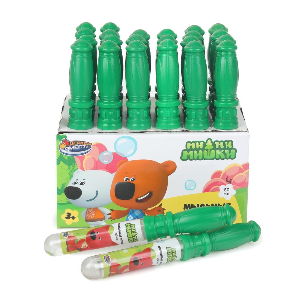 Мыльные пузыри  60мл "Ми-ми-мишки" в колбе 27 см