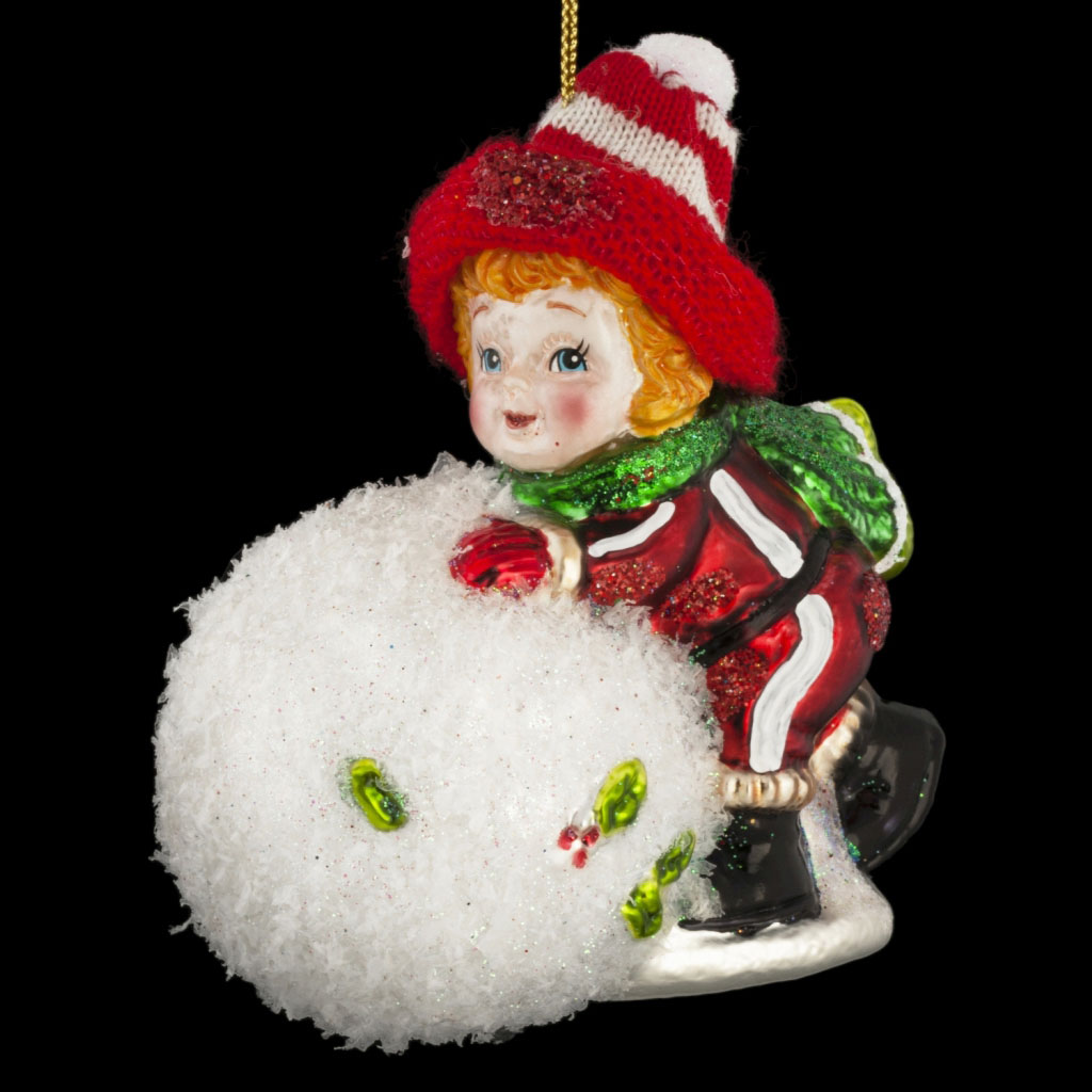 Украшение ErichKrause Decor Большой снежок 11см, стекло