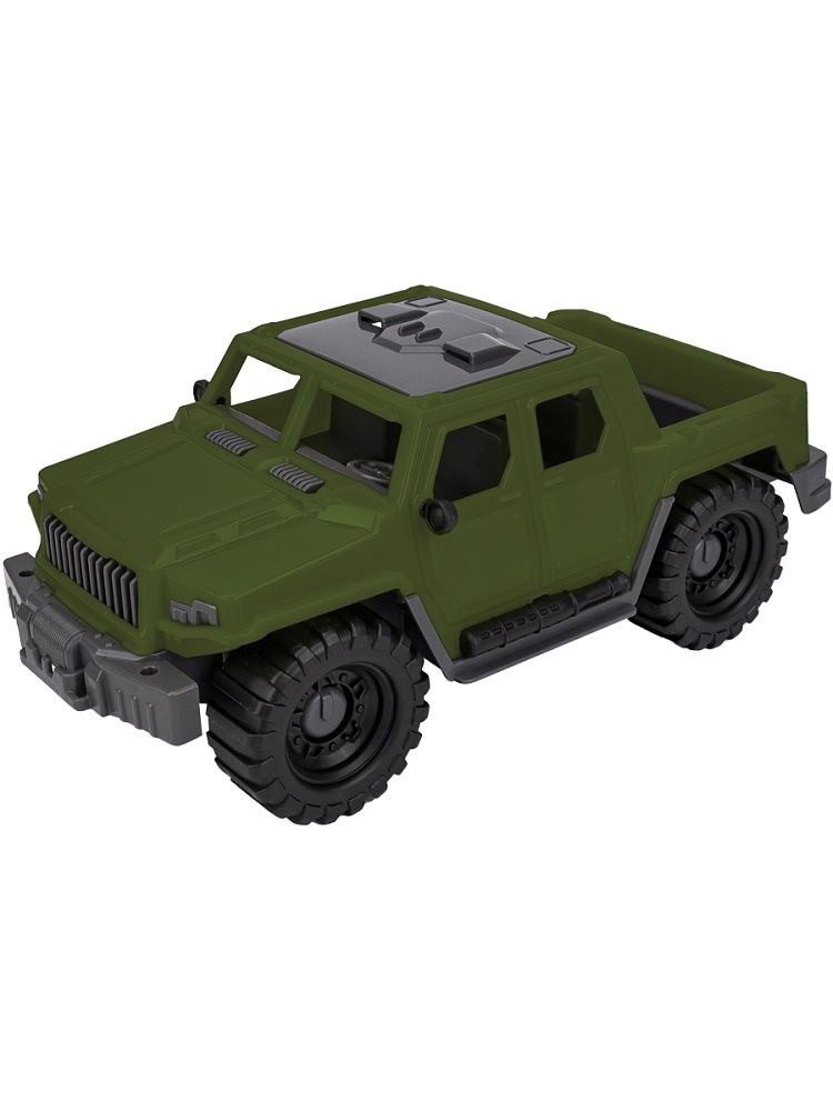 Машинка 30см Джип "Альфа" военный патруль, хаки