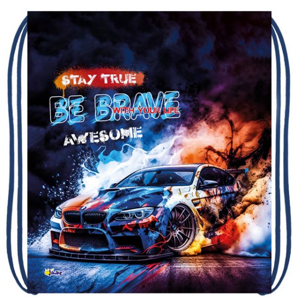 Мешок для обуви 1 отд, 410*490 "Ночной дрифт" петля