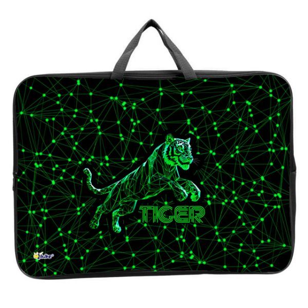 Папка А3 (475*345*80) с ручками, молния, ткань "Неукротимый"