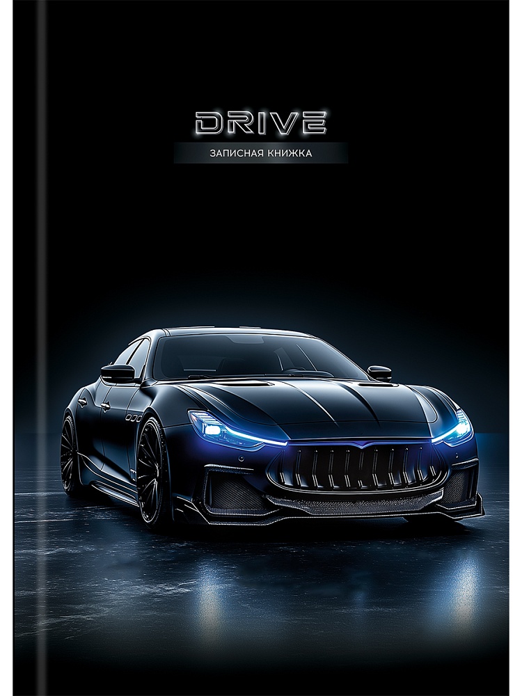 Блокнот А5 7БЦ  80л "Шикарный автомобиль - 3" кл., глянц.лам., лен