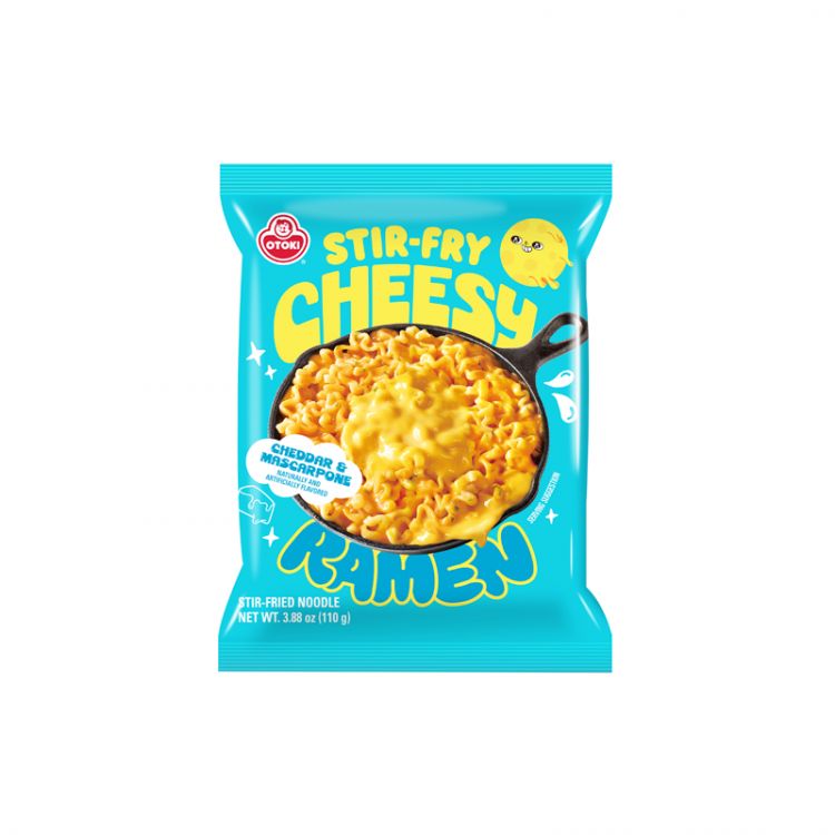 Лапша быстрого приготовления "Чиз Рамен" со вкусом сыра чеддер и маскарпоне 110гр./пачка