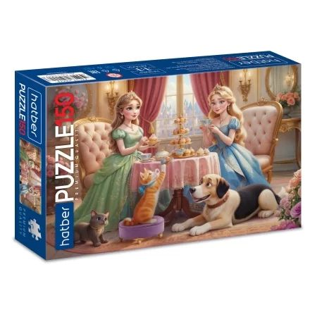 Пазлы  150 элементов  330*220мм.  "Королевское чаепитие" Премиум